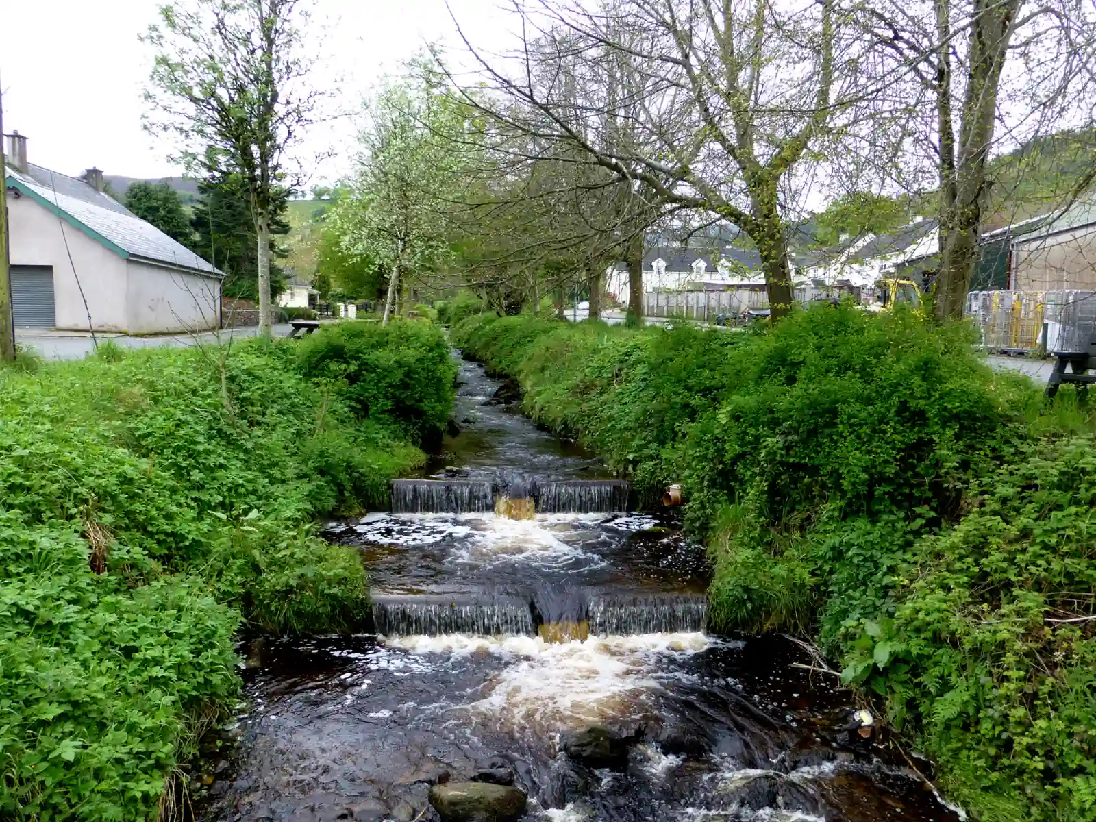 Gortin Burn near Gortin, County Tyrone; a wider county landscape.